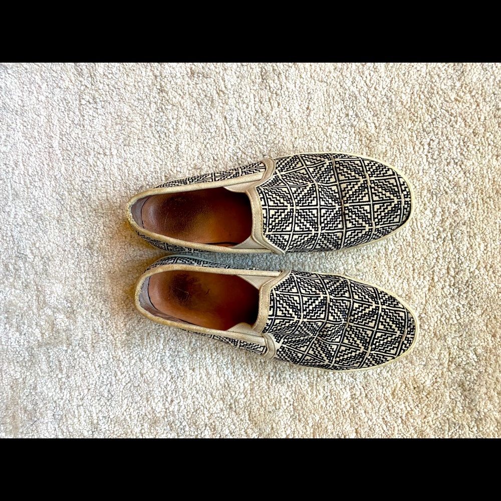 Joie pattern slip on sneakers